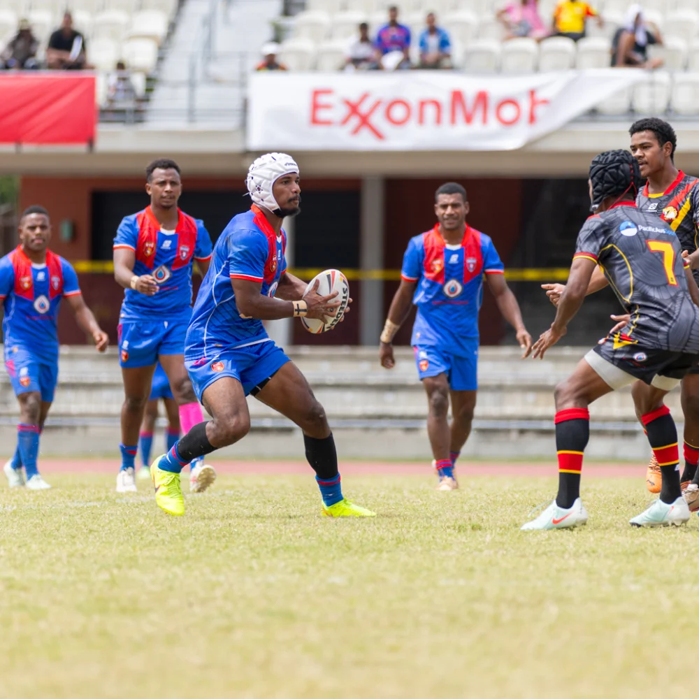 Affiliated league match day in Papua New Guinea