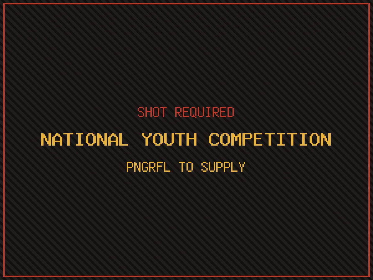 Placeholder — PNGRFL to supply photography: national youth competition
