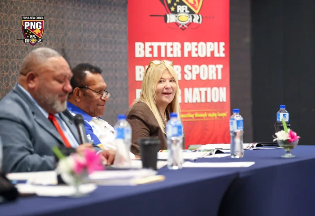 PNGRFL Better People Better Sport Better Nation media conference